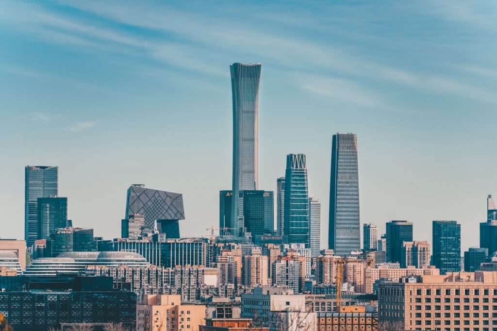Городской пейзаж в Китае